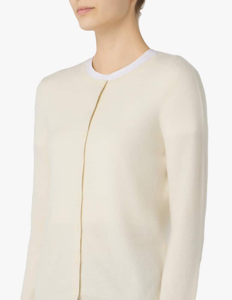Pure Cashmere Cardigan con collo alla coreana - immagine 4 Pure Cashmere Cardigan con collo alla coreana - immagine 4