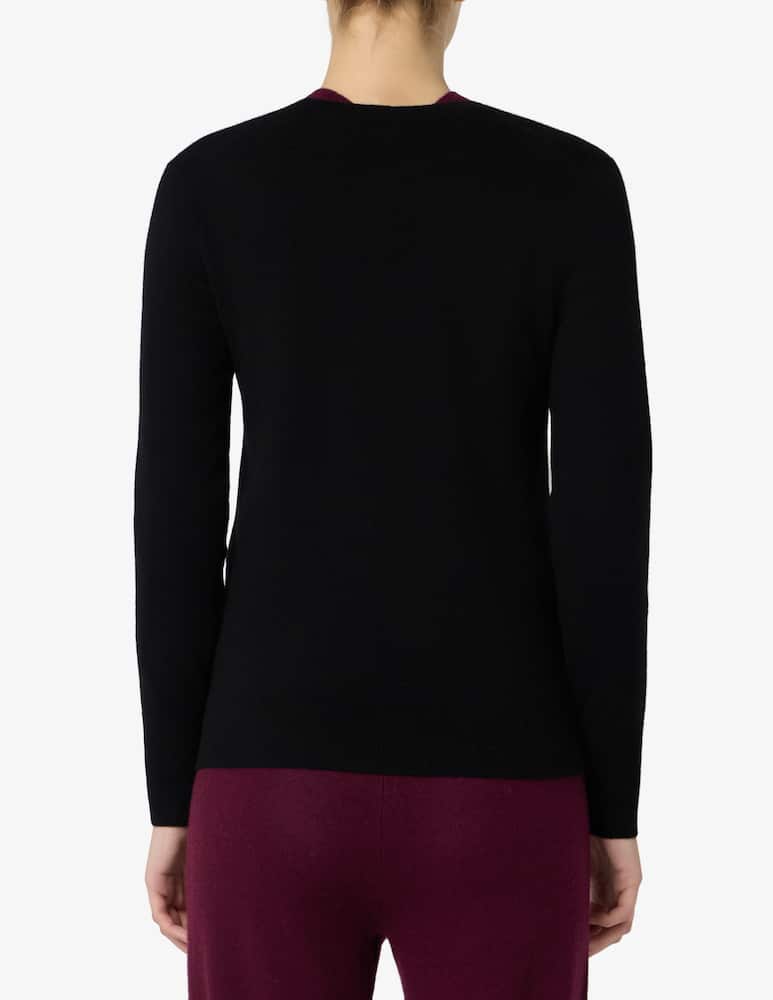 Pure Cashmere Maglione scollo a v basic - immagine 3 Pure Cashmere Maglione scollo a v basic - immagine 3