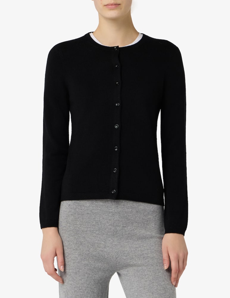 rinascente Pure Cashmere Cardigan con collo alla coreana