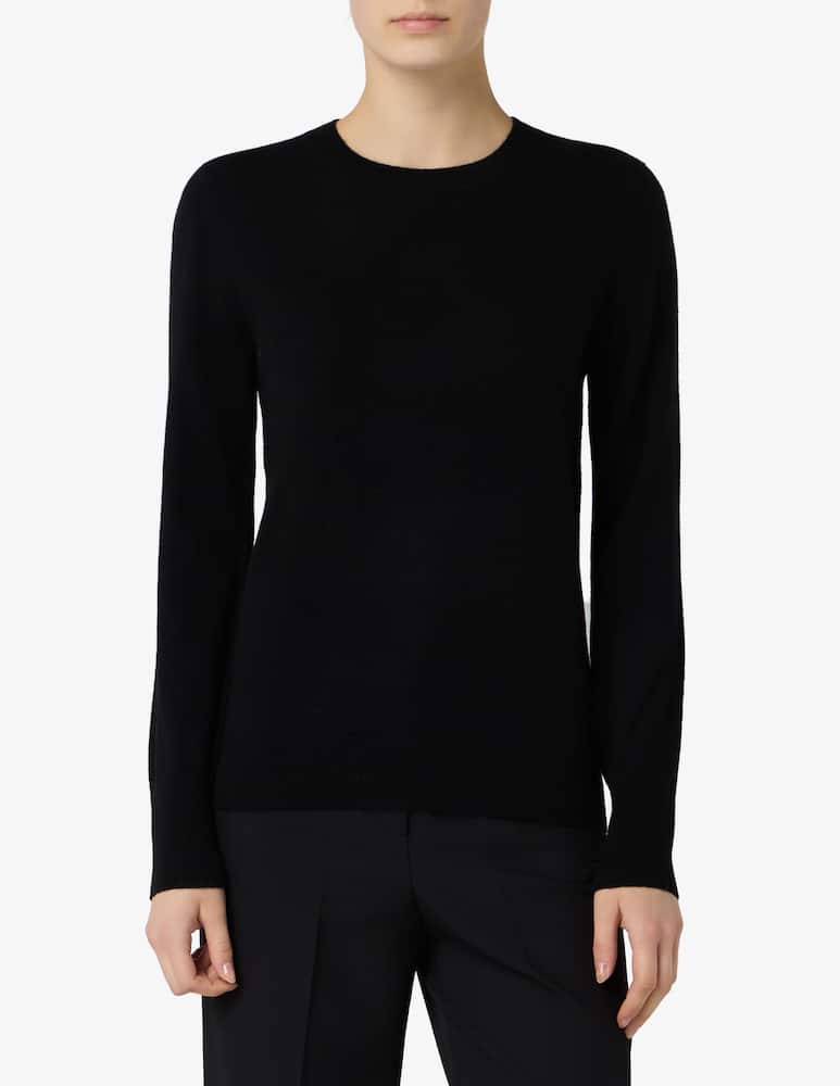 rinascente Pure Cashmere Basic crew neck long sleeve tee