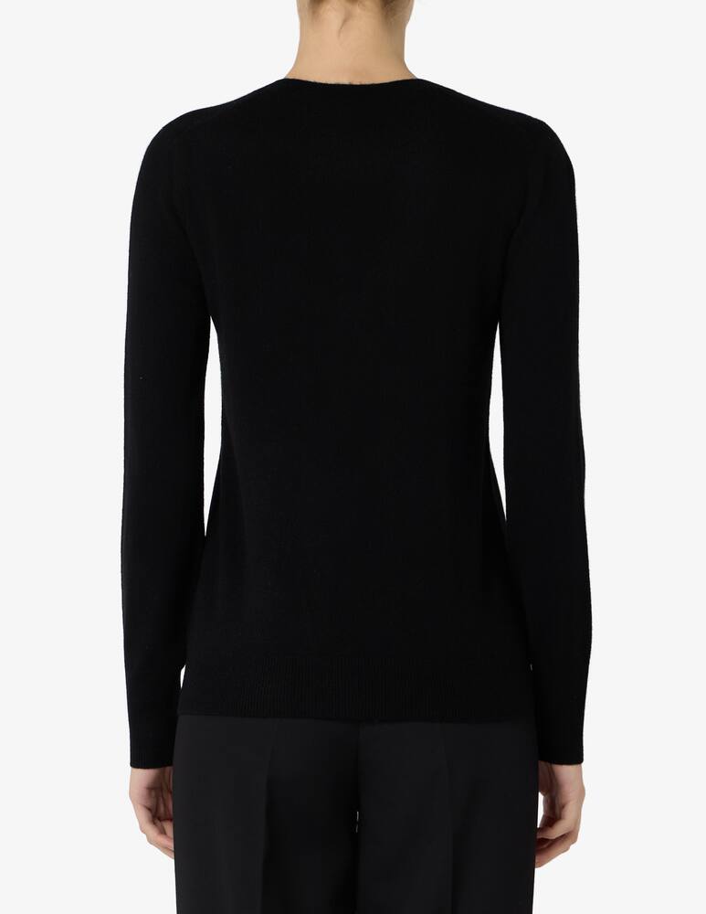 rinascente Pure Cashmere Basic crew neck long sleeve tee
