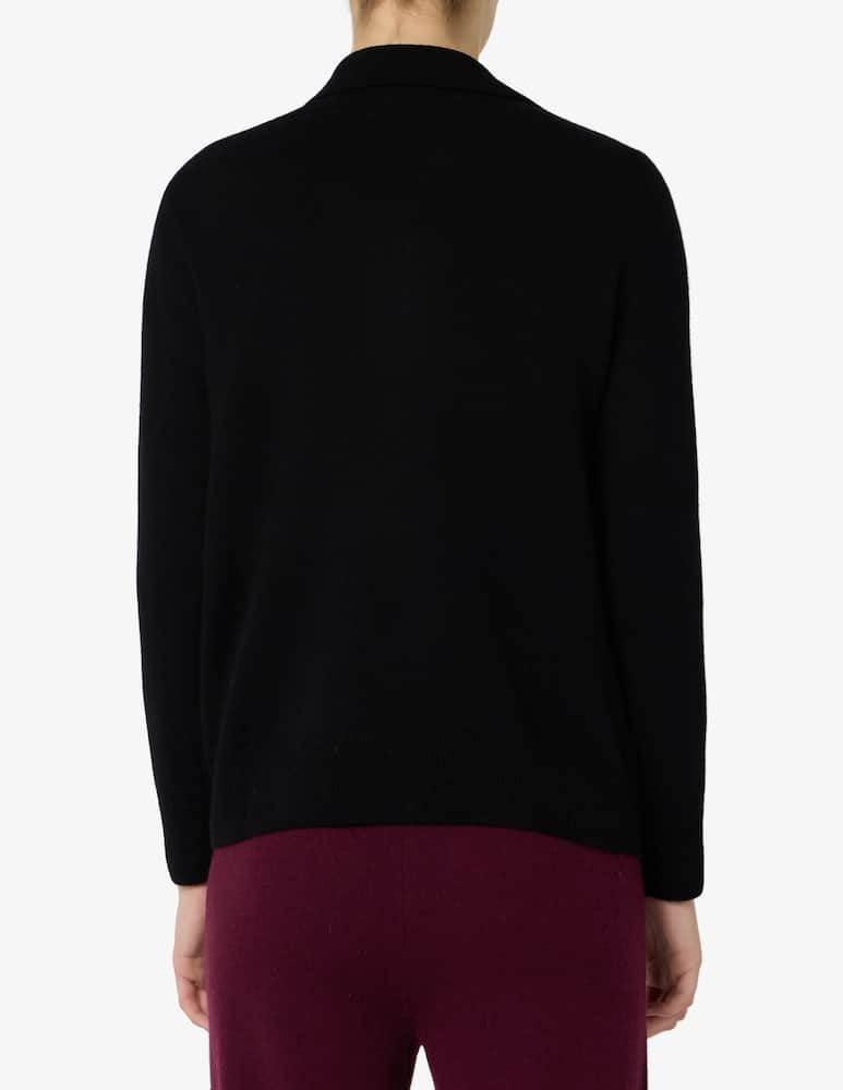 Pure Cashmere Polo in maglia con collo aperto - immagine 3 Pure Cashmere Polo in maglia con collo aperto - immagine 3