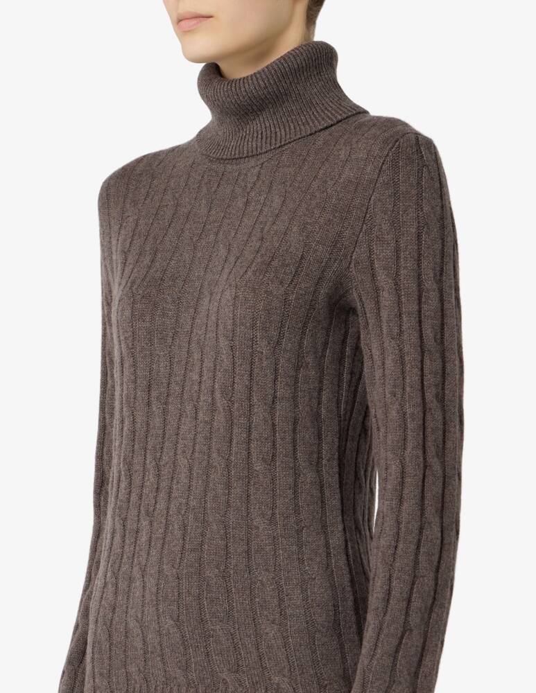 rinascente Pure Cashmere Cable turtleneck jumper
