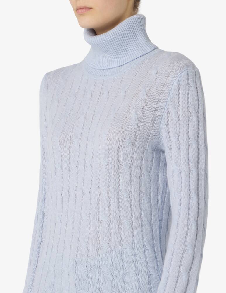 rinascente Pure Cashmere Cable turtleneck jumper