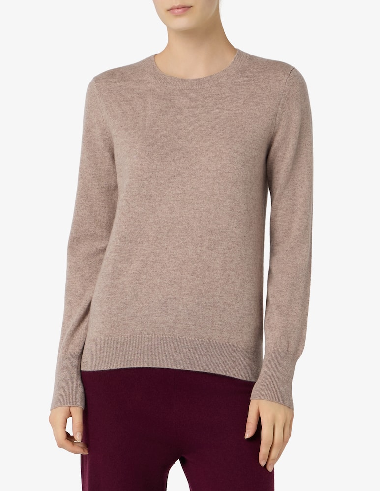 rinascente Pure Cashmere Basic crew neck long sleeve tee