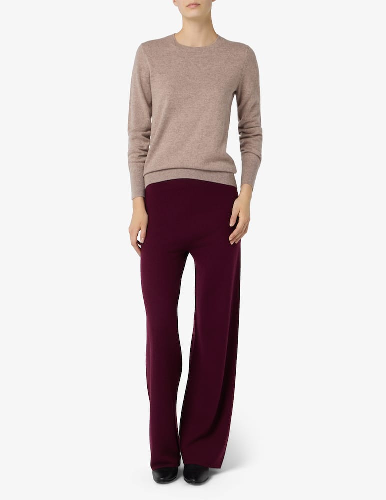 rinascente Pure Cashmere Basic crew neck long sleeve tee