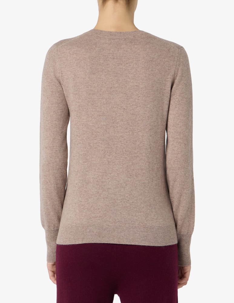 rinascente Pure Cashmere Basic crew neck long sleeve tee