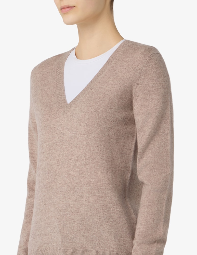 Pure Cashmere Maglione scollo a v basic - immagine 4 Pure Cashmere Maglione scollo a v basic - immagine 4