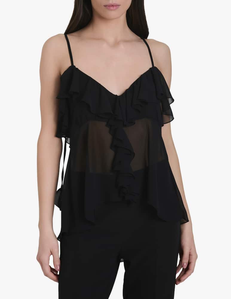 rinascente Face to Face Style Ruffled top Liv