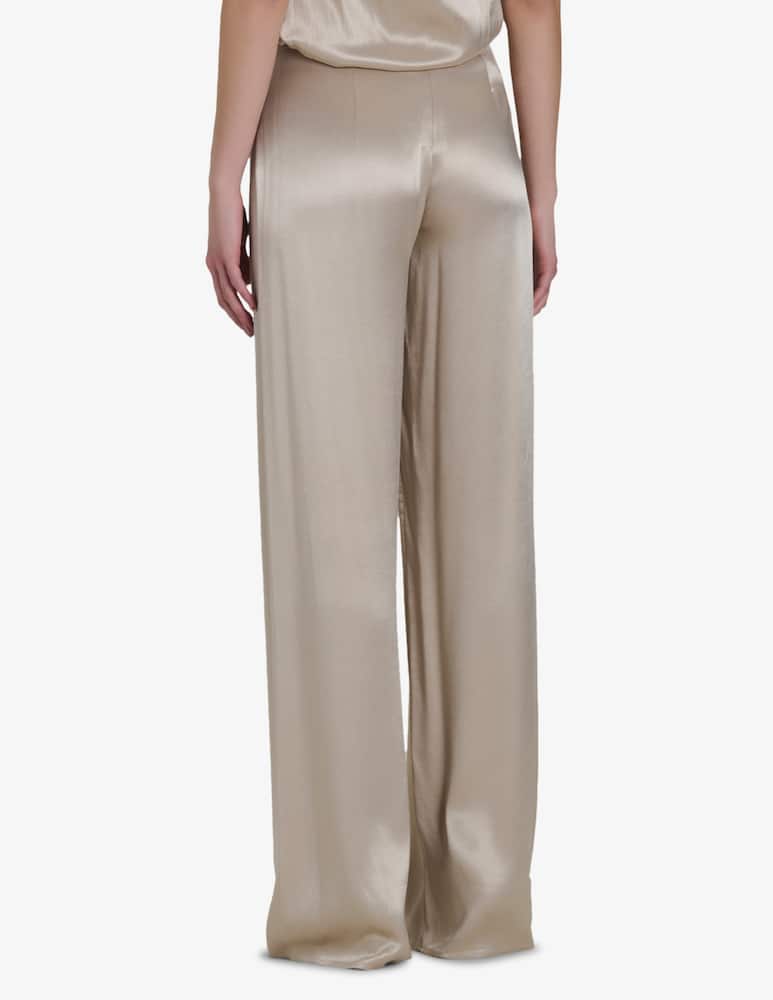 rinascente Face to Face Style Pantalone palazzo in raso Soraya