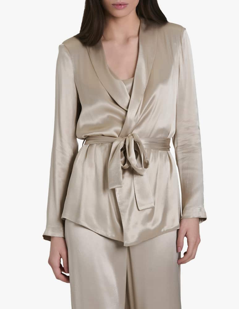 rinascente Face to Face Style Kimono in raso Soraya