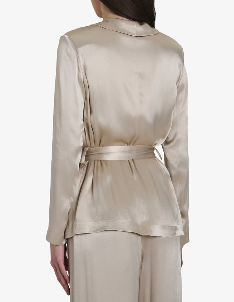 rinascente Face to Face Style Kimono in raso Soraya