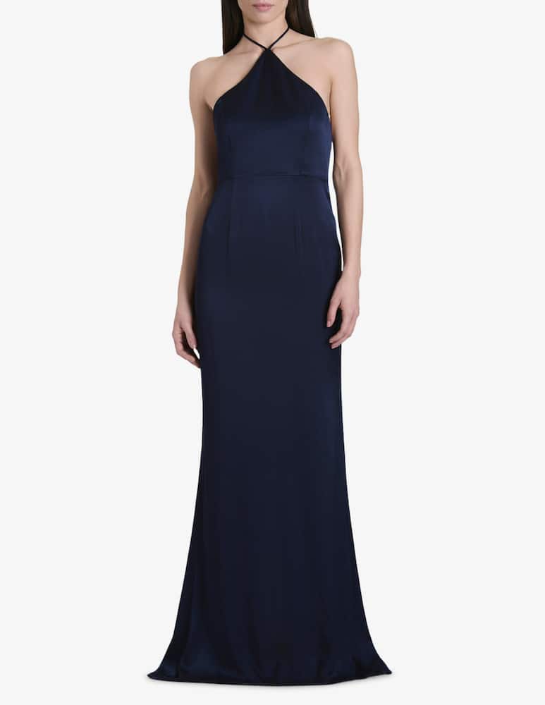 rinascente Face to Face Style Soraya satin maxi dress
