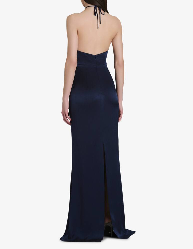 rinascente Face to Face Style Soraya satin maxi dress