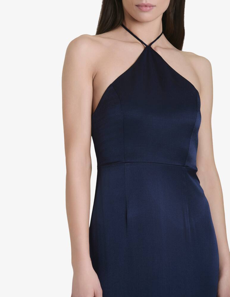 rinascente Face to Face Style Soraya satin maxi dress