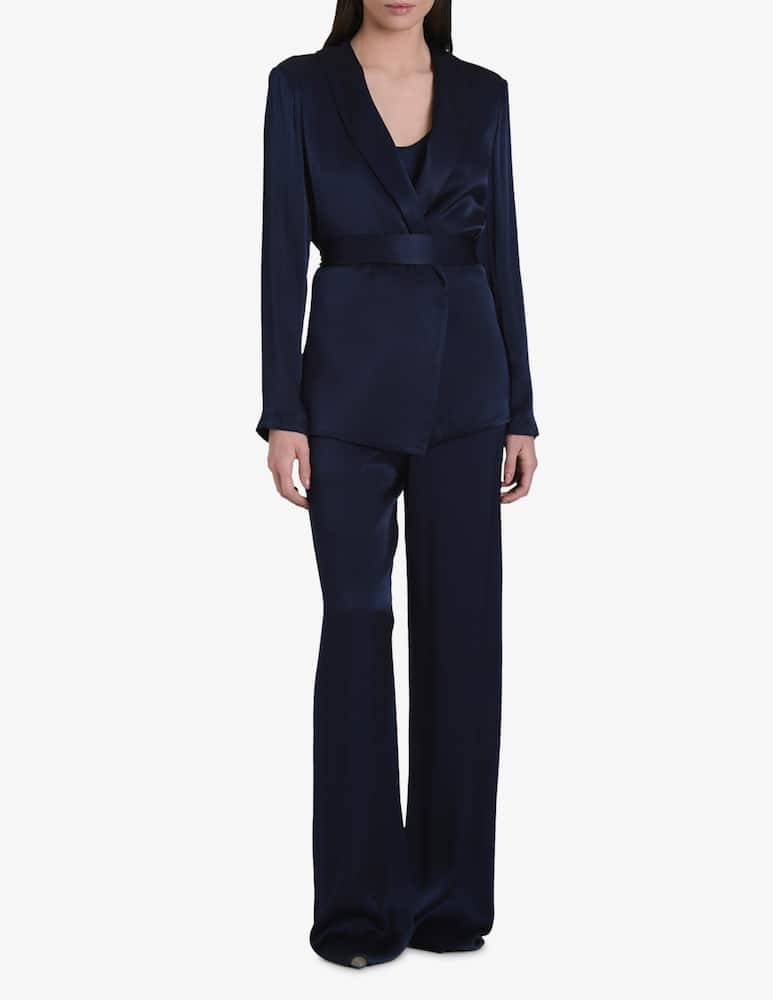 rinascente Face to Face Style Blazer kimono in raso Soraya