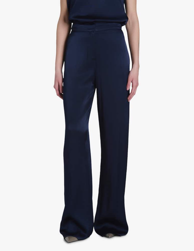 rinascente Face to Face Style Pantalone palazzo in raso Soraya