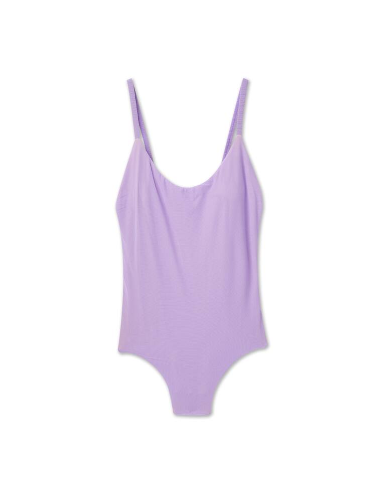 rinascente Fisico One piece swimsuit with removable padded cup - lilac