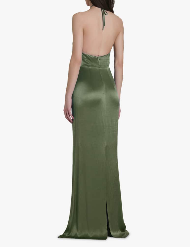 rinascente Face to Face Style Abito lungo in raso Soraya