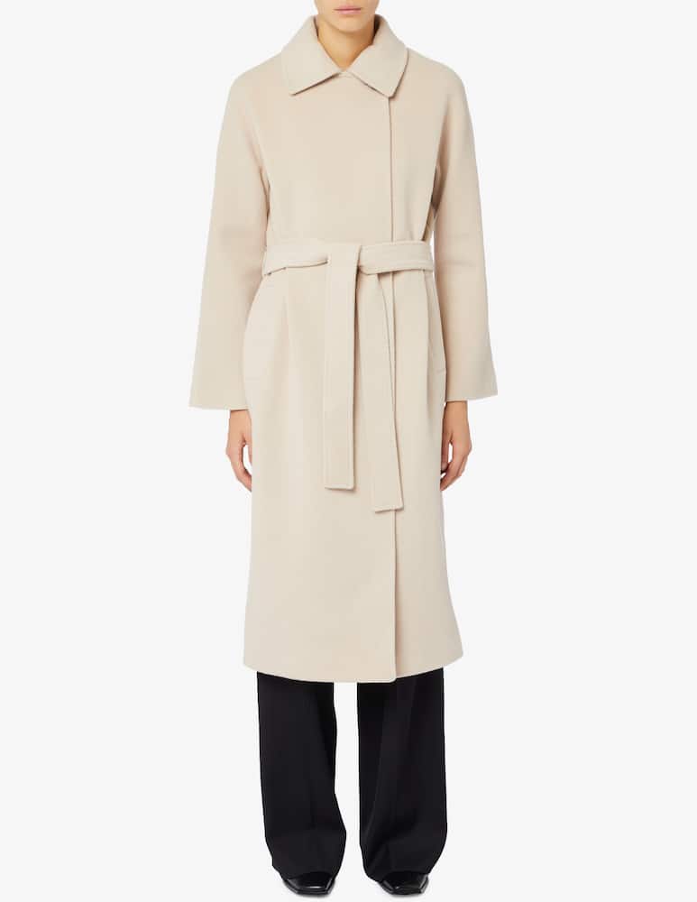 Elizabeth Ascot Cappotto in misto lana con cintura - immagine 1