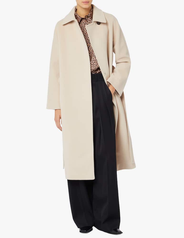 Elizabeth Ascot Cappotto in misto lana con cintura - immagine 2