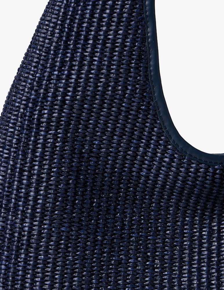 rinascente Arron Borsa hobo in rafia