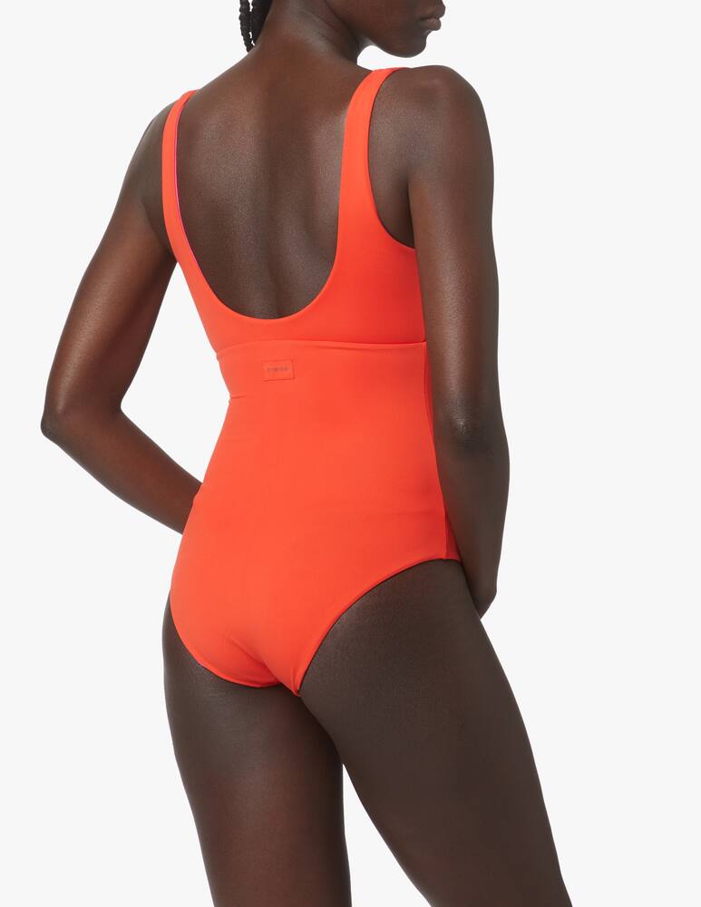 rinascente Fisico Reversible one piece swimsuit - orange