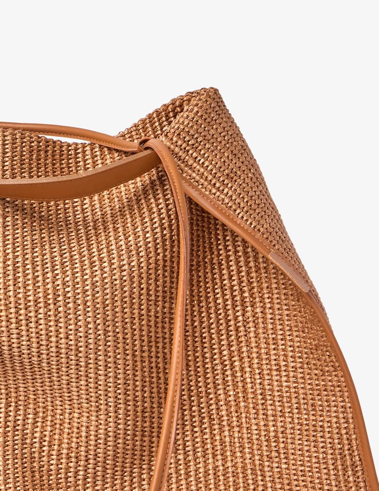 rinascente Arron Borsa hobo a tracolla rafia