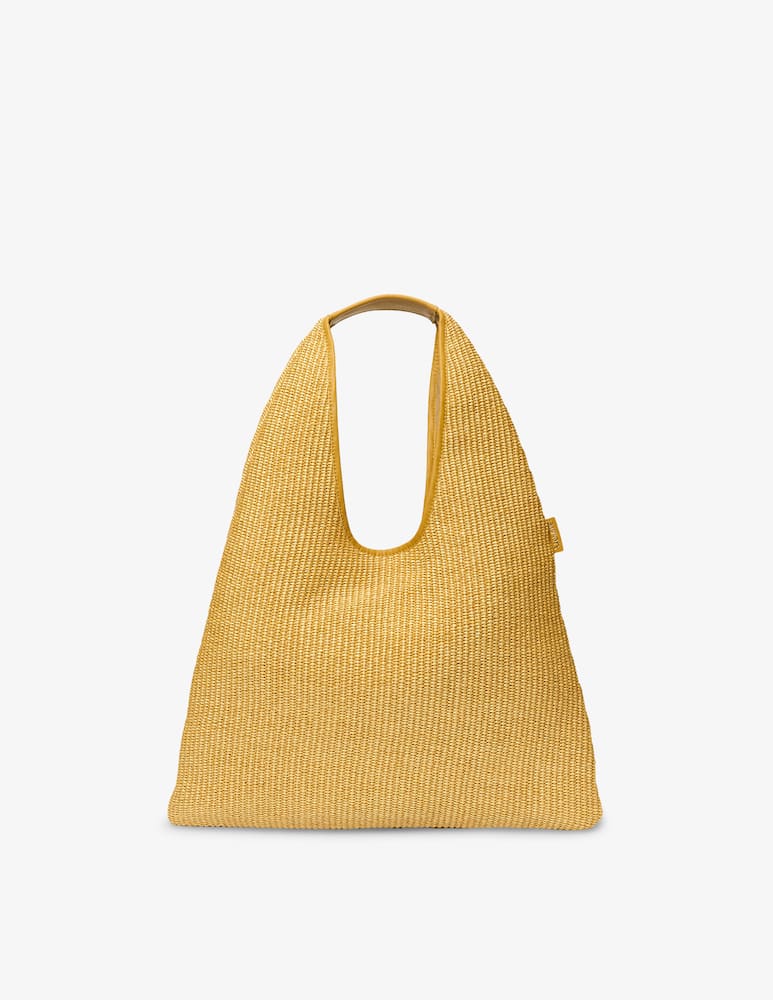 rinascente Arron Raffia hobo shoulder bag