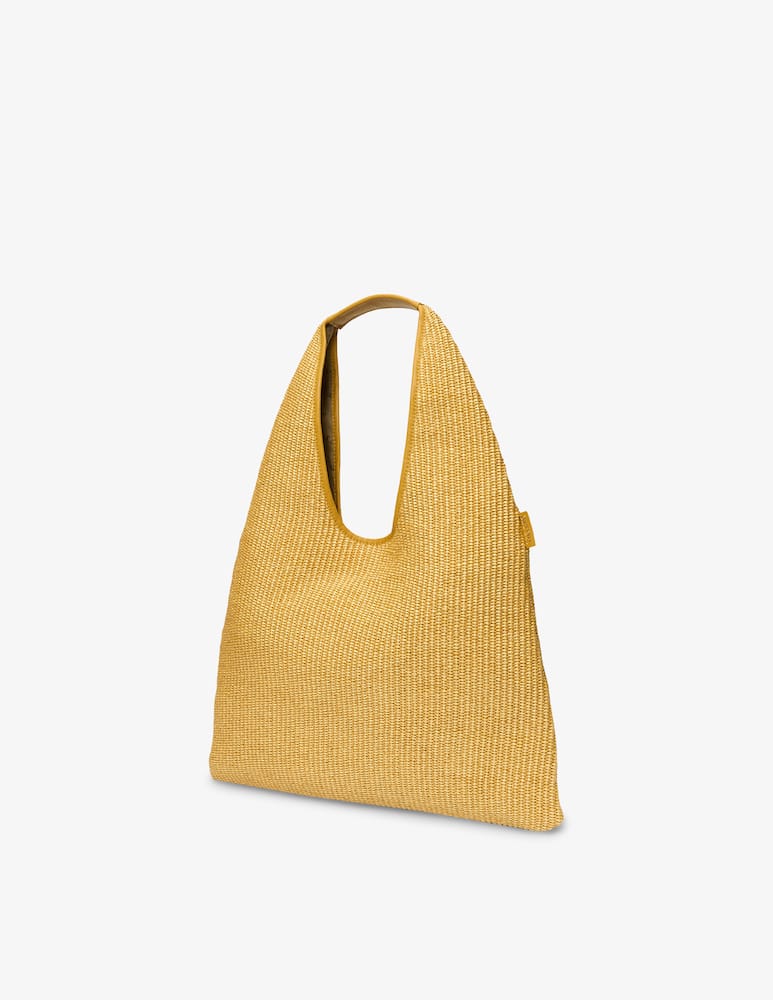 rinascente Arron Raffia hobo shoulder bag