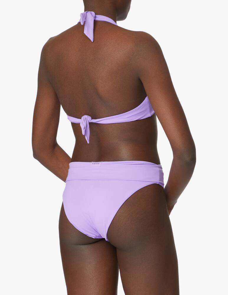 rinascente Fisico Crisscross triangle bikini top - violet
