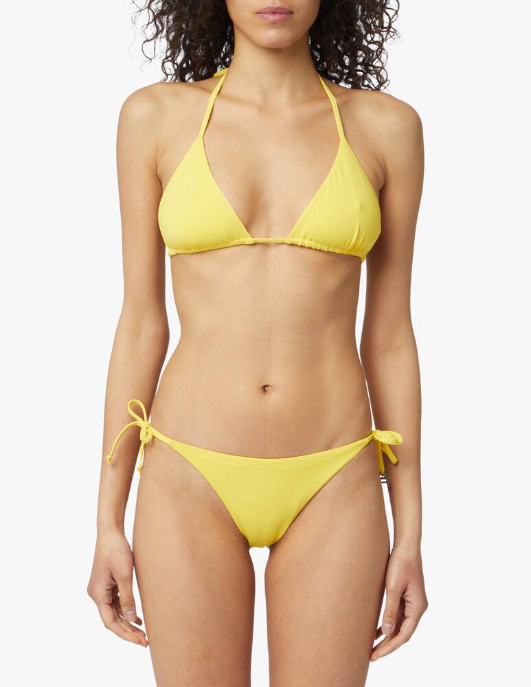 rinascente Fisico Reversible triangle bikini top - yellow