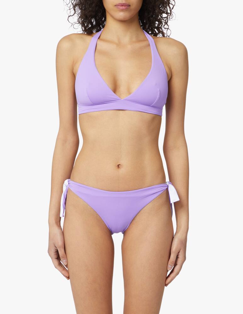 rinascente Fisico Top triangolo bikini reversibile - lilla