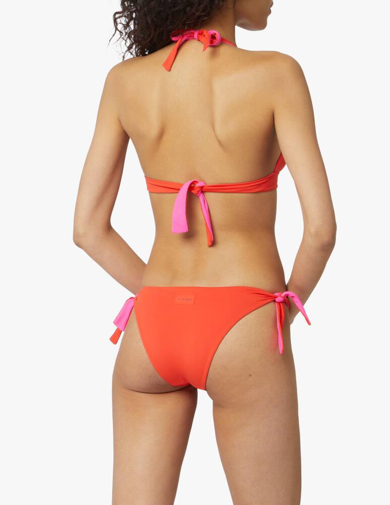 rinascente Fisico Reversible triangle bikini top - orange