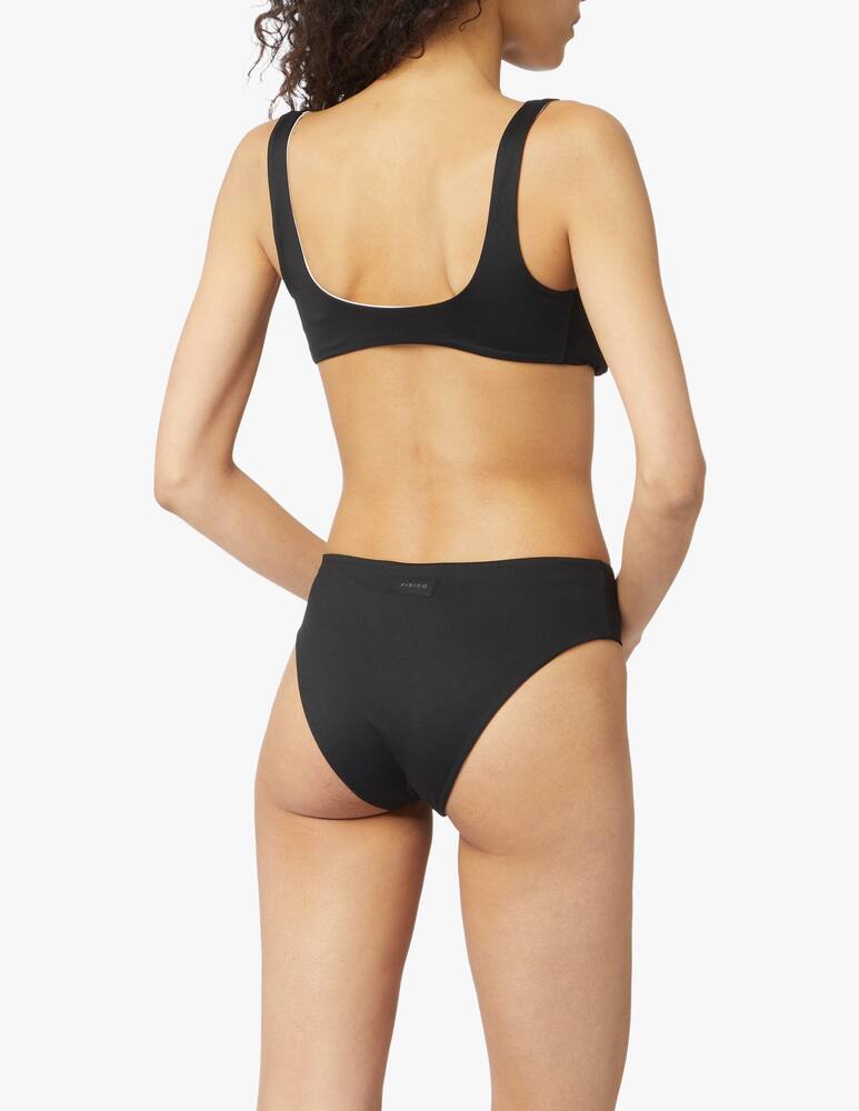 rinascente Fisico Slip bikini bicolore reversibile - nero