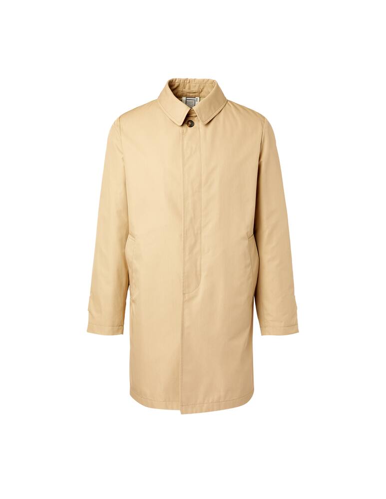 rinascente L'impermeabile Single breast cotton nylon trench - beige