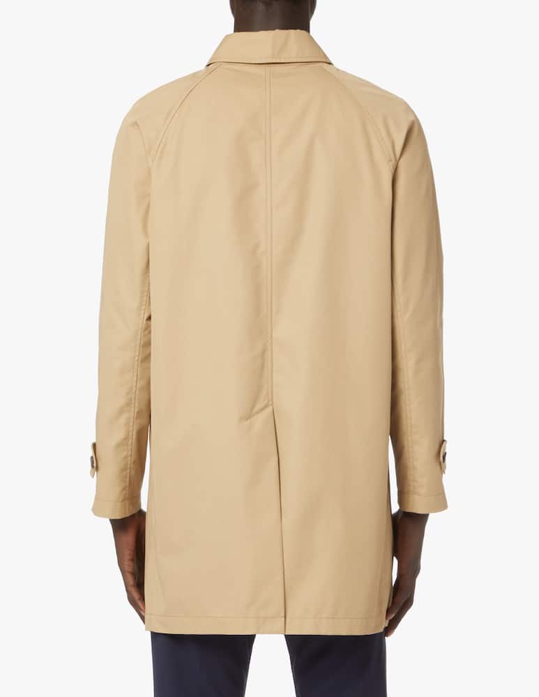 rinascente L'impermeabile Single breast cotton nylon trench - beige