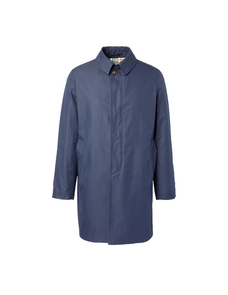 rinascente L'impermeabile Impermeabile monopetto cotone nylon - blu