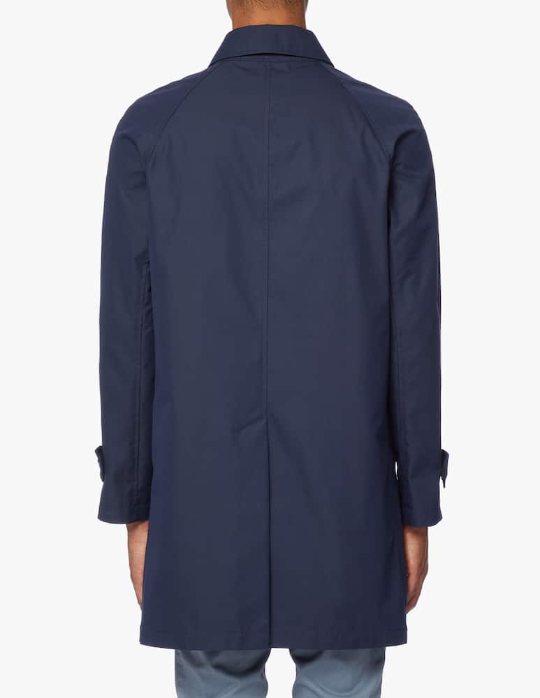 rinascente L'impermeabile Impermeabile monopetto cotone nylon - blu