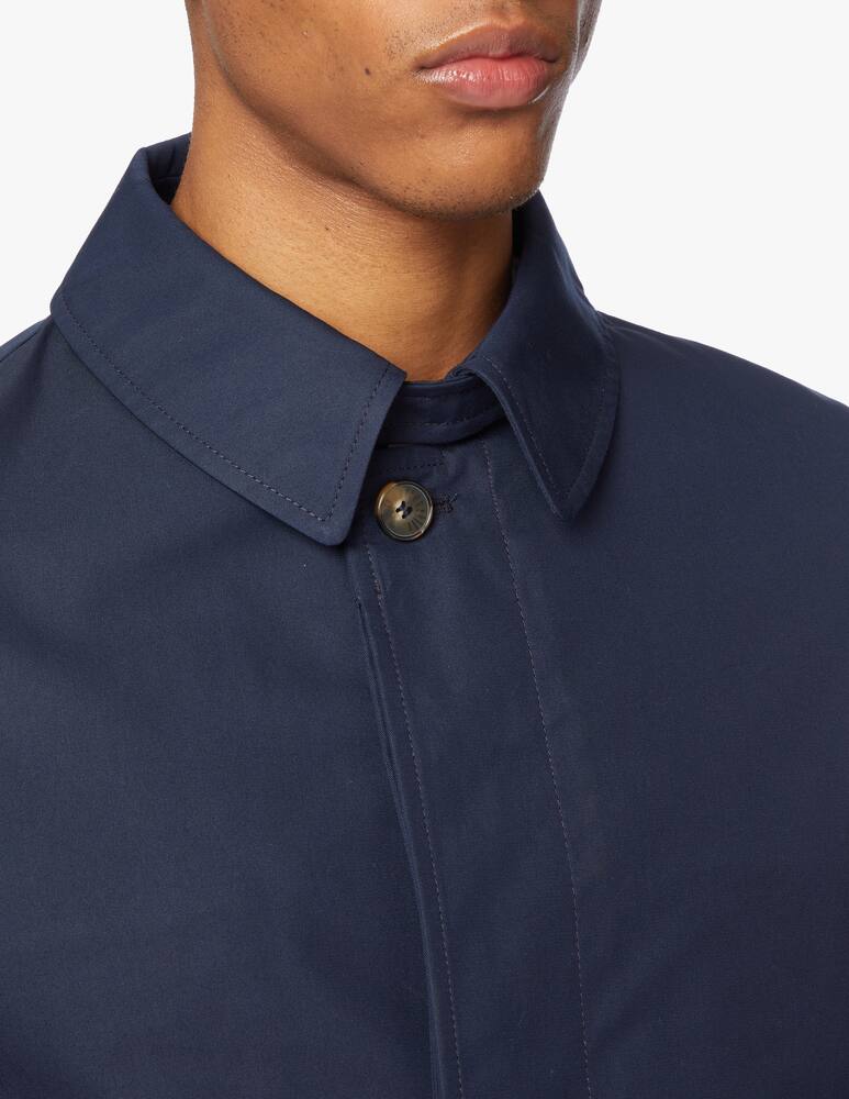 rinascente L'impermeabile Impermeabile monopetto cotone nylon - blu