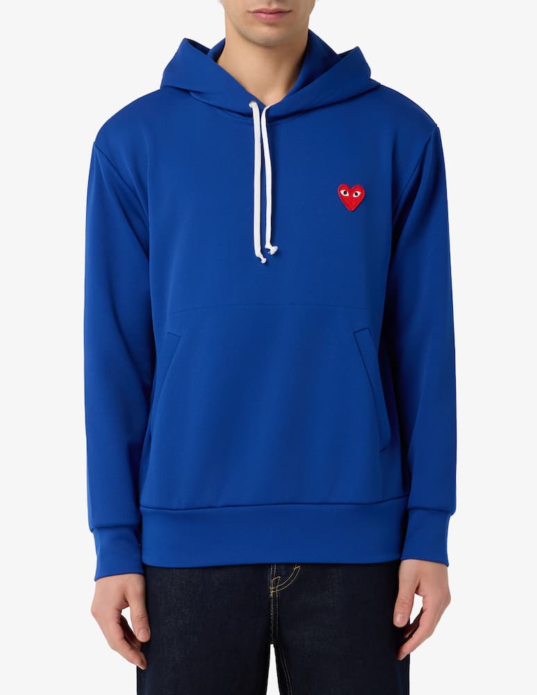 rinascente Comme des Garçons Play Felpa con cappuccio cuore small