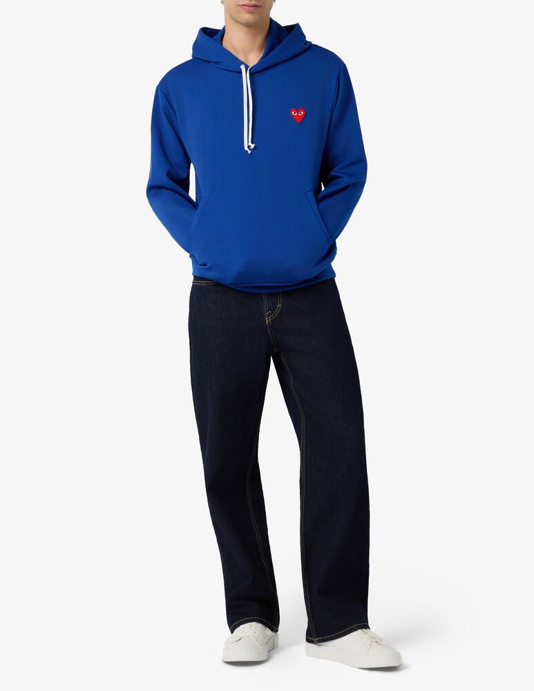 rinascente Comme des Garçons Play Felpa con cappuccio cuore small