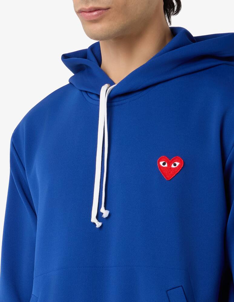 rinascente Comme des Garçons Play Felpa con cappuccio cuore small