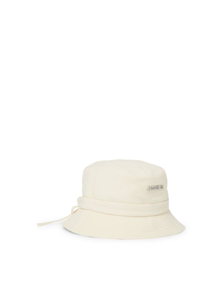 rinascente Jacquemus Cappello bucket Le Bob Gagjo - bianco
