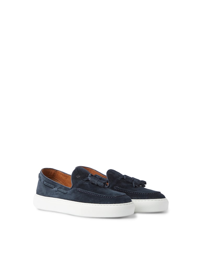 Fratelli Rossetti Suede brera loafers - blue - picture 2 Fratelli Rossetti Suede brera loafers - blue - picture 2