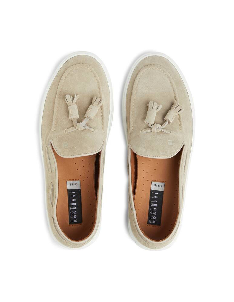 rinascente Fratelli Rossetti Mocassino brera suede - beige