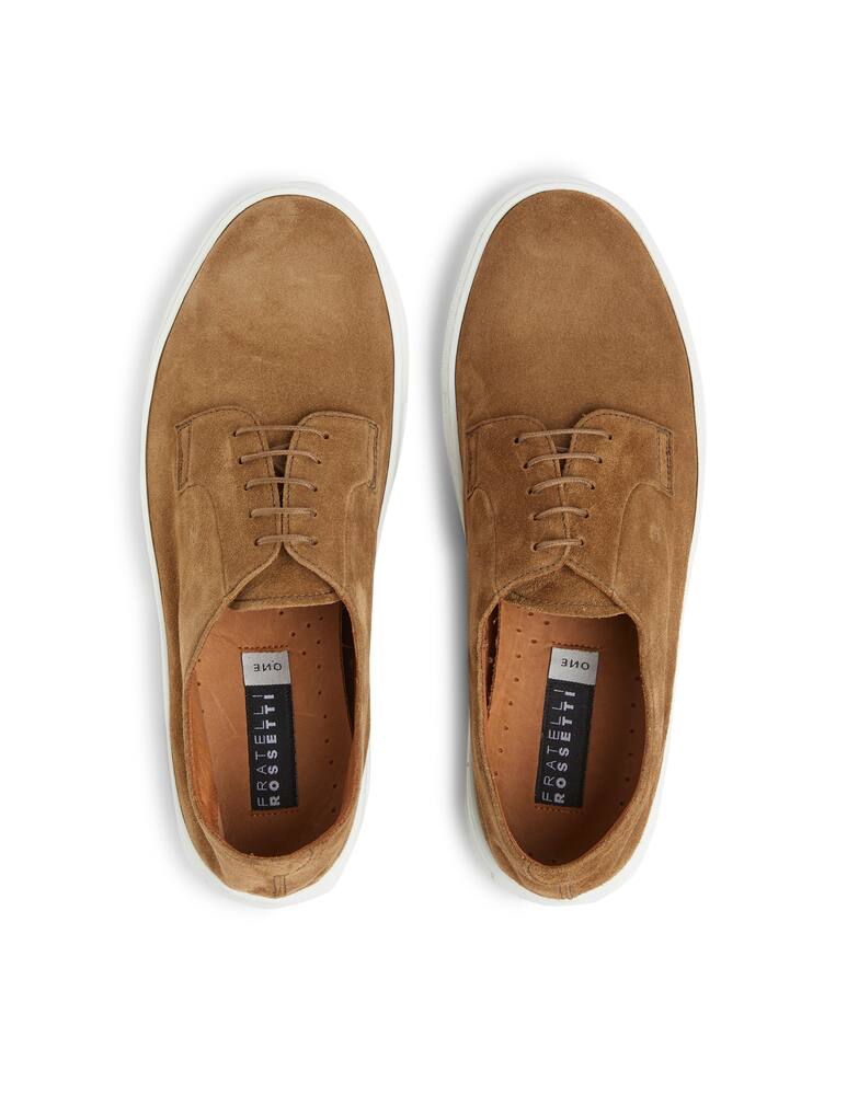 rinascente Fratelli Rossetti Suede derby shoes - brown