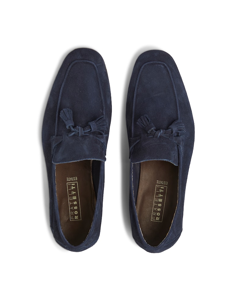 rinascente Fratelli Rossetti Mocassino  estate suede - blu
