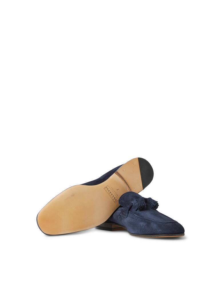 rinascente Fratelli Rossetti Mocassino  estate suede - blu