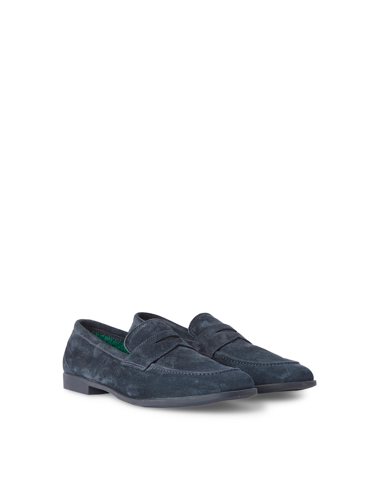 rinascente Fratelli Rossetti Mocassino suede yacht - blu